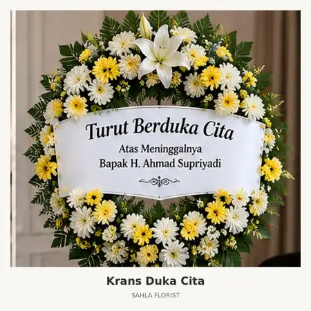 Krans Bunga Duka Batam